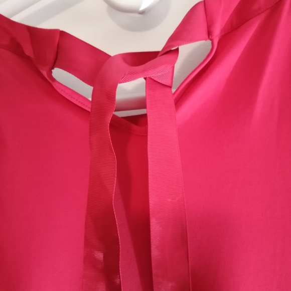 ❤️41 HAWTHORN Bright Red Sleeveless Keyhole Blouse - Picture 5 of 8